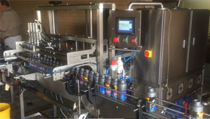 Six Head Gear/Peristaltic Pump Filler